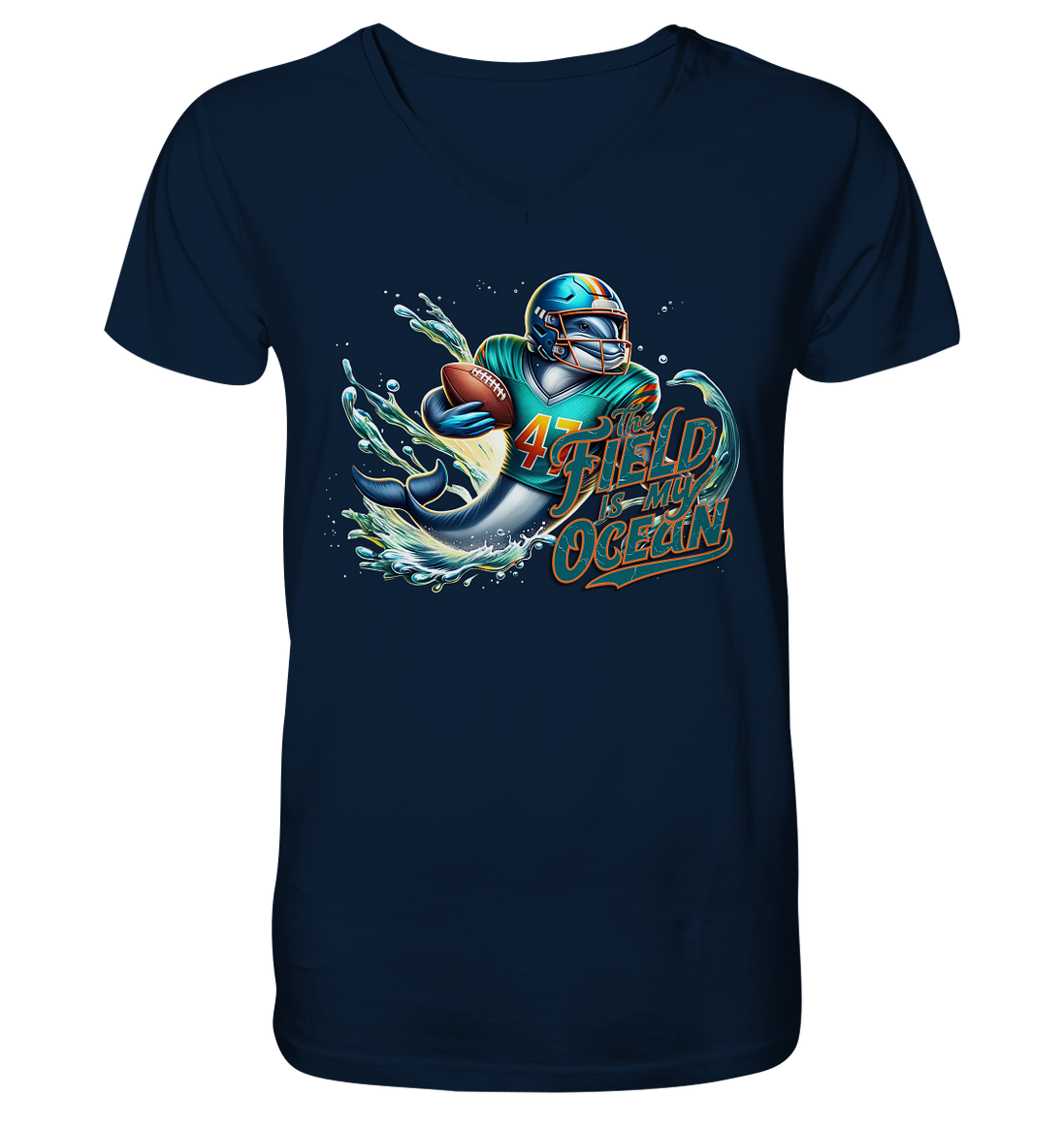 The Field is my Ocean - V-Neck Shirt