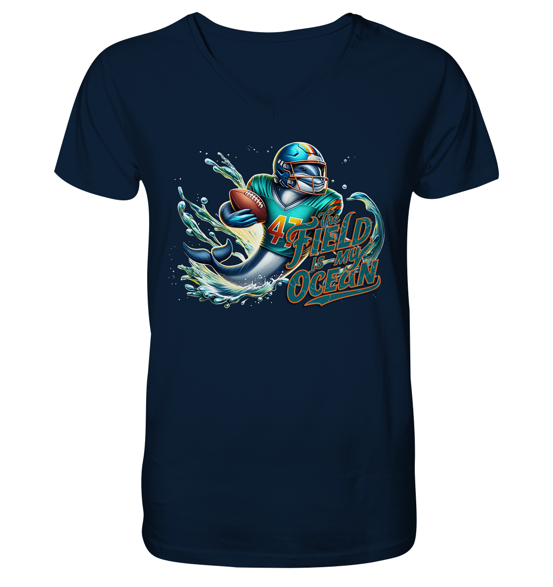 The Field is my Ocean - V-Neck Shirt