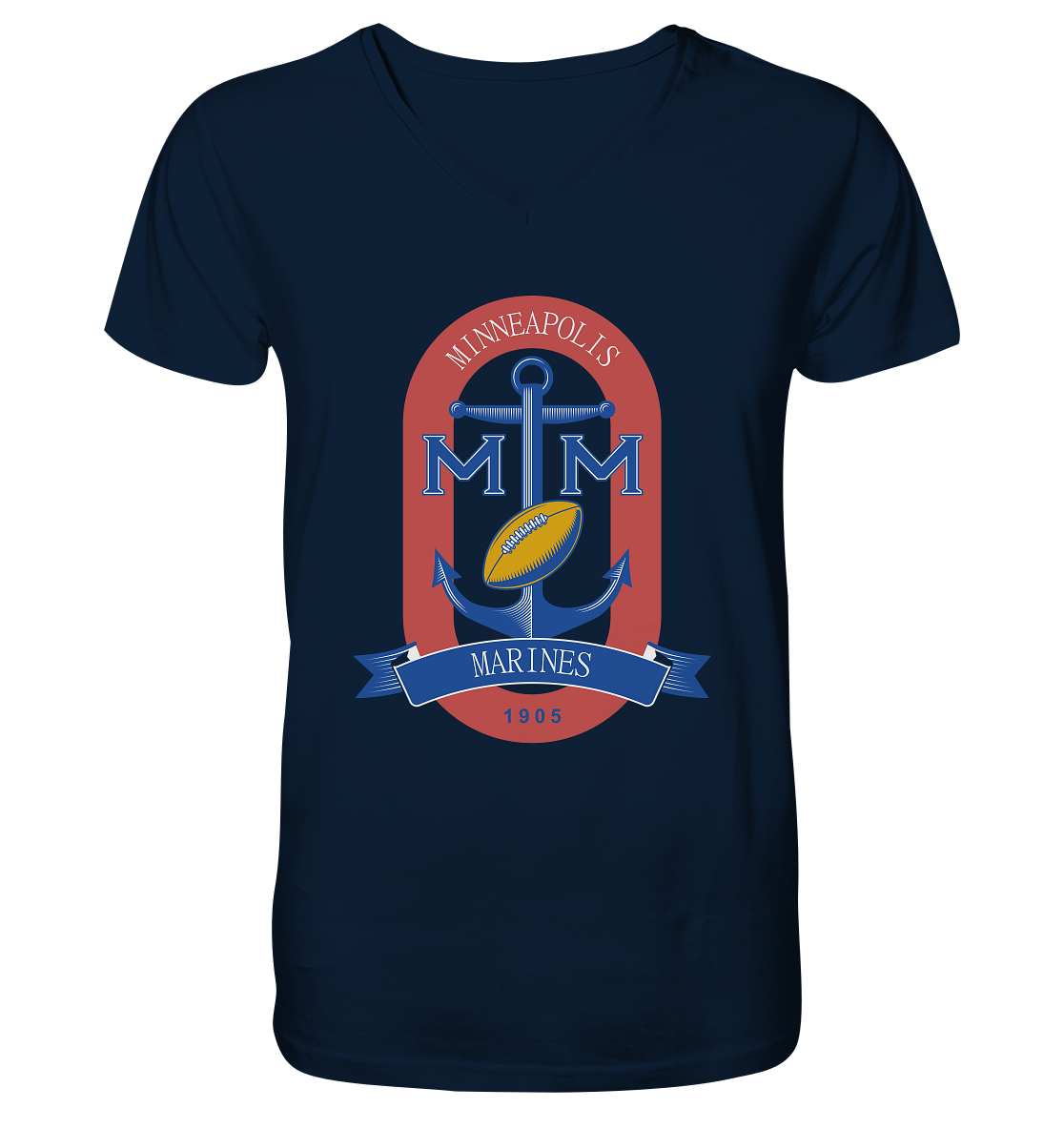 Minneapolis Marines 2 - V-Neck Shirt