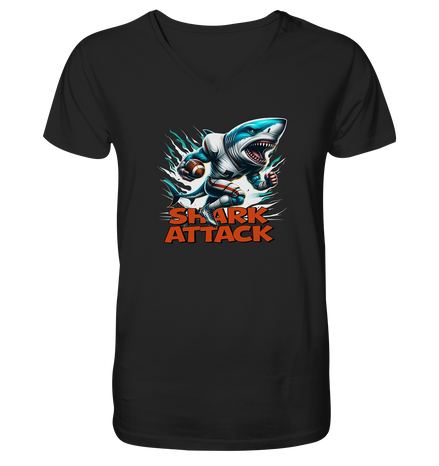 Shark Attack - V-Neck Shirt