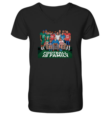Football is Family - V-Neck Shirt