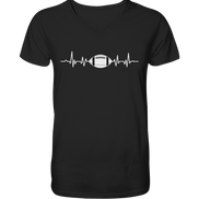 Football Heartbeat - V-Neck Shirt