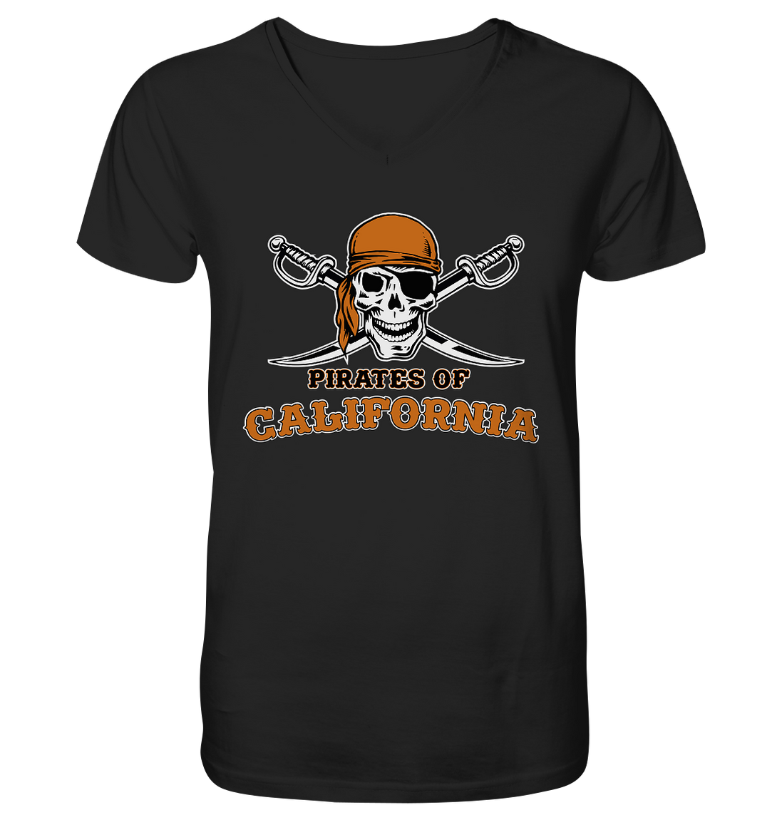 Pirates of California - V-Neck Shirt