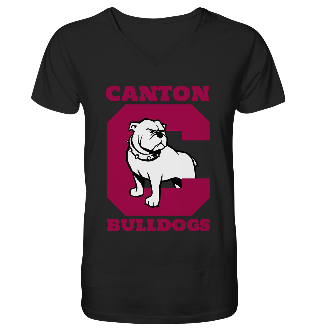 Canton Bulldogs - V-Neck Shirt
