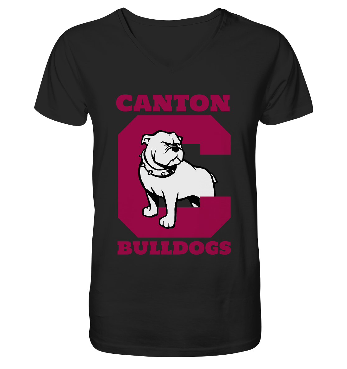 Canton Bulldogs - V-Neck Shirt
