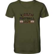 Crazy Football Lady - V-Neck Shirt