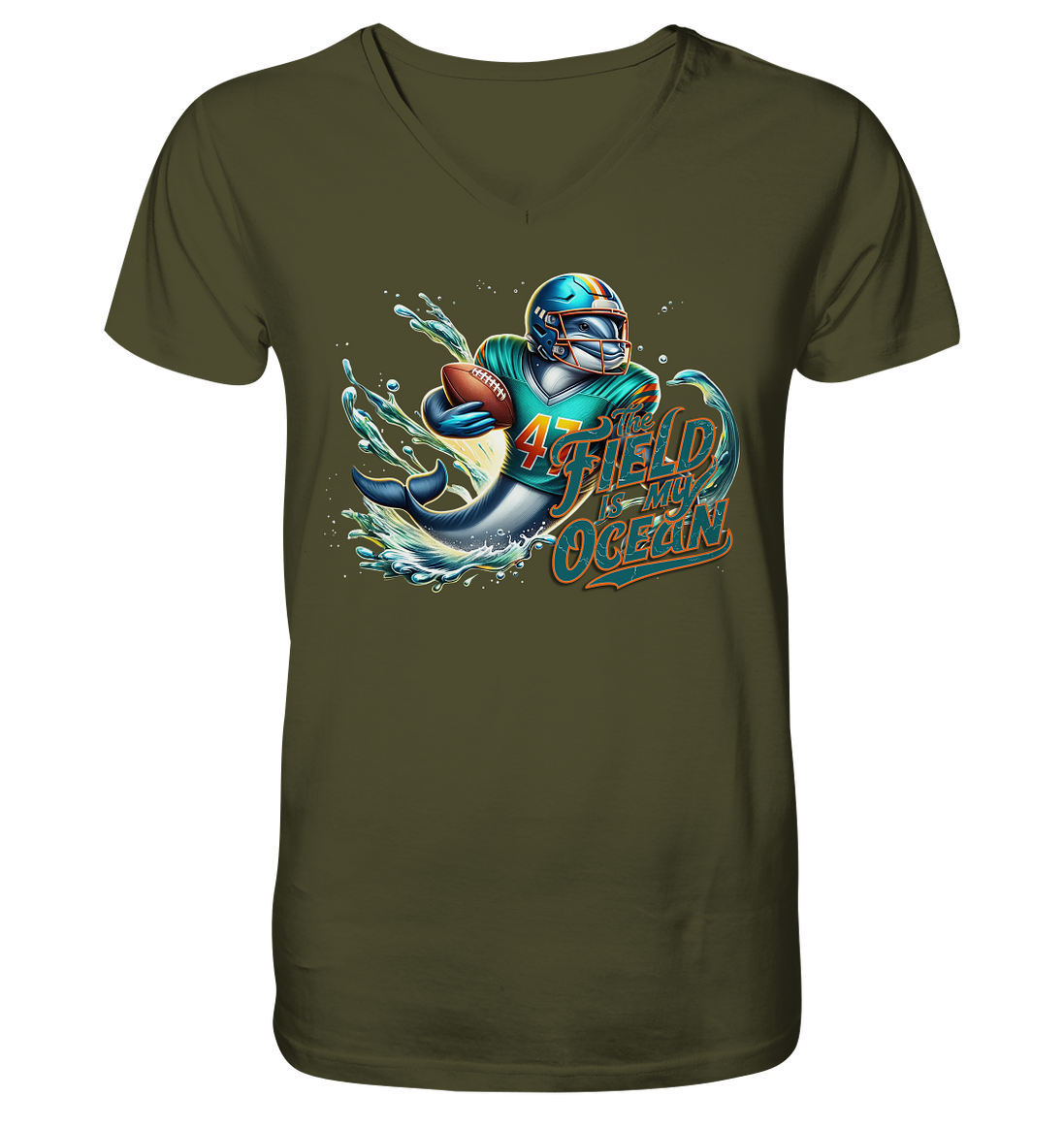 The Field is my Ocean - V-Neck Shirt