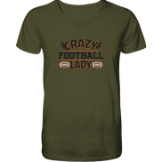 Crazy Football Lady - V-Neck Shirt