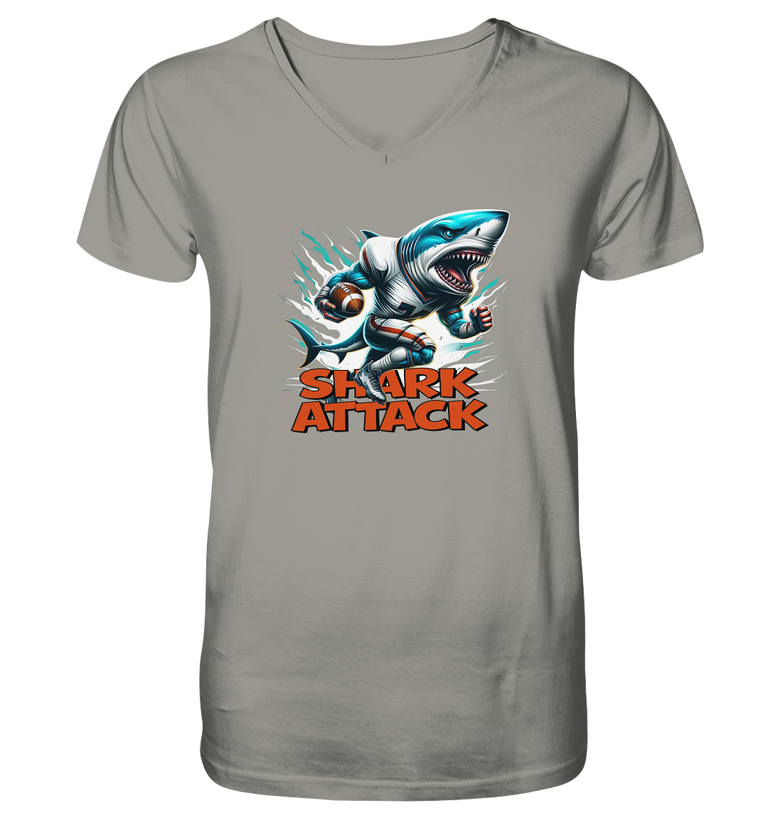 Shark Attack - V-Neck Shirt