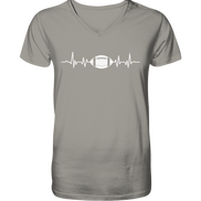 Football Heartbeat - V-Neck Shirt