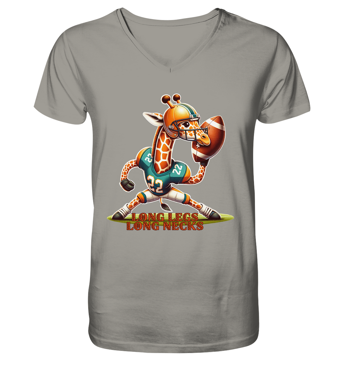 Giraffe - V-Neck Shirt