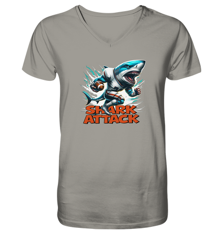 Shark Attack - V-Neck Shirt