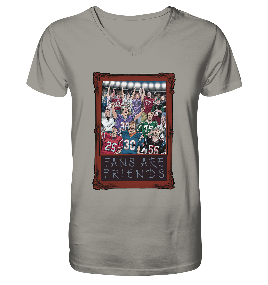 Fans are Friends  - V-Neck Shirt