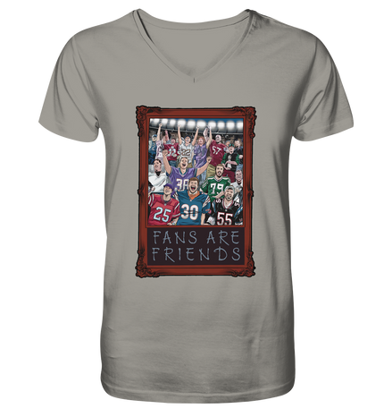 Fans are Friends  - V-Neck Shirt