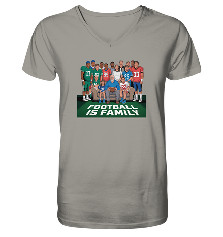 Football is Family - V-Neck Shirt
