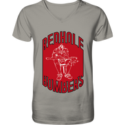 Red Hole Bombers V-Neck Shirt