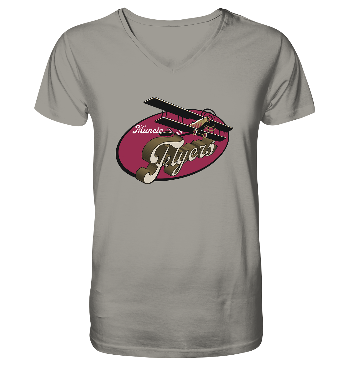 Muncie Flyers 2 - V-Neck Shirt