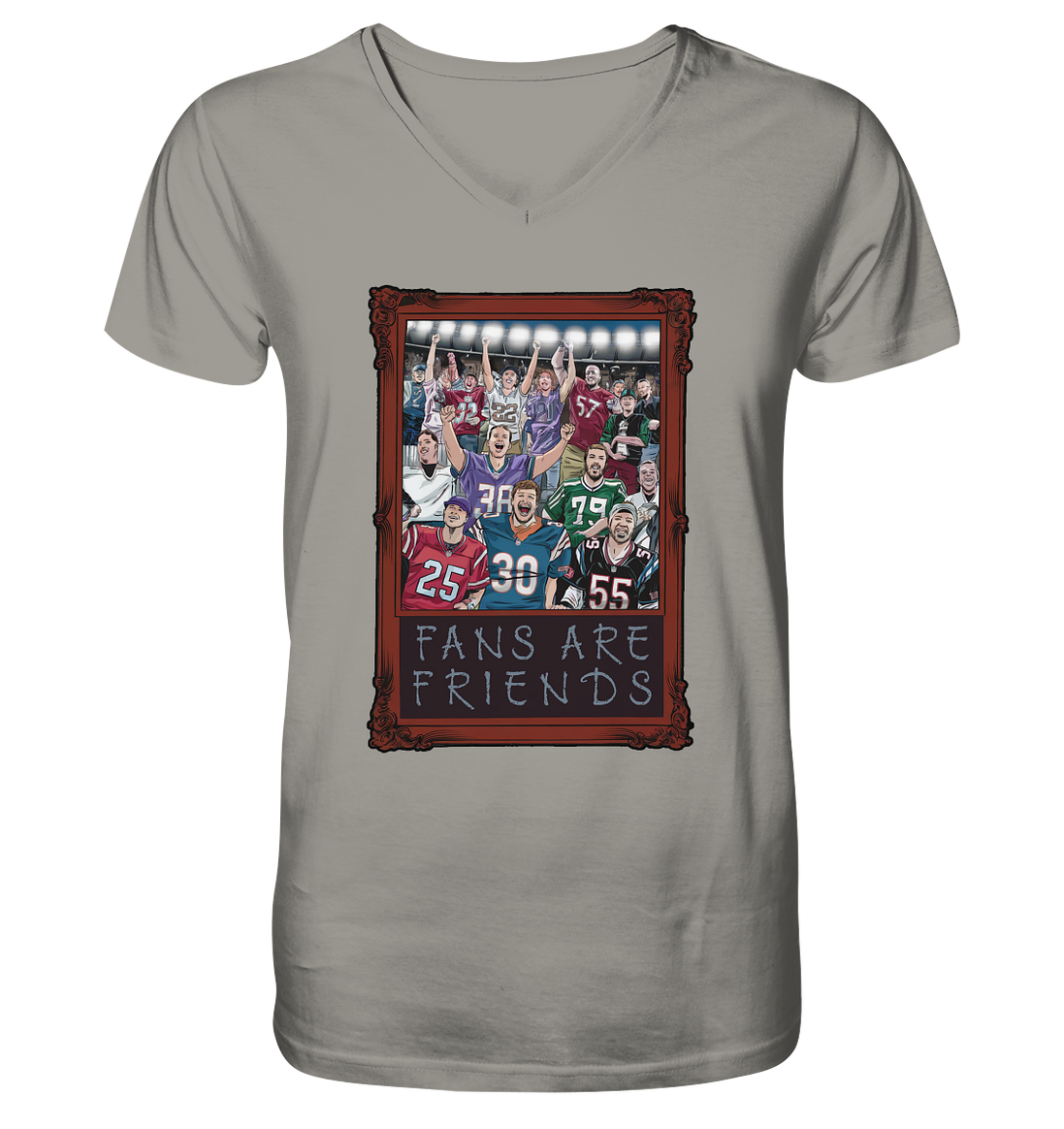 Fans are Friends  - V-Neck Shirt