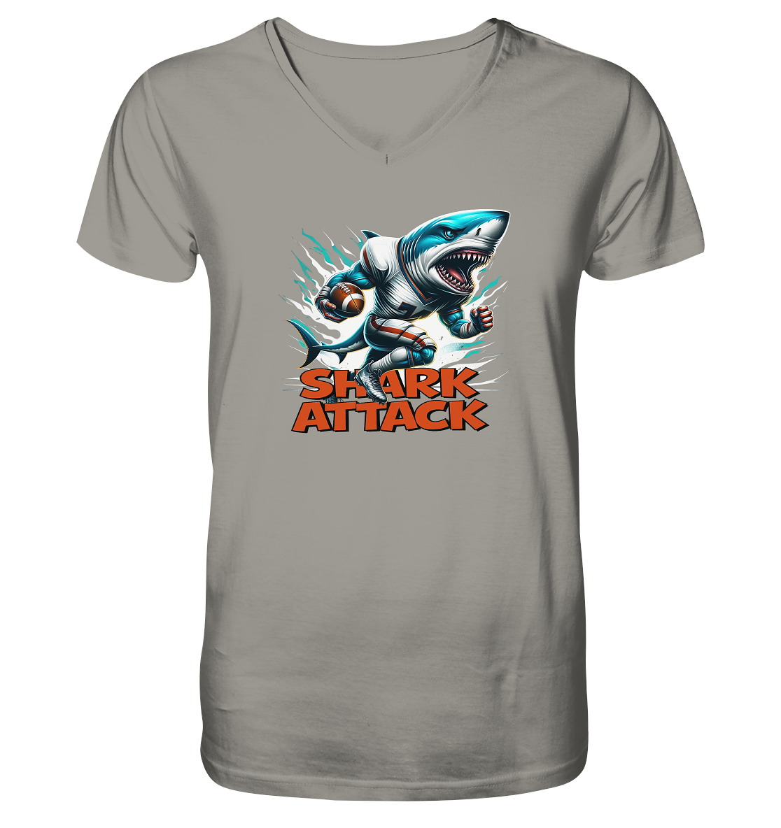 Shark Attack - V-Neck Shirt