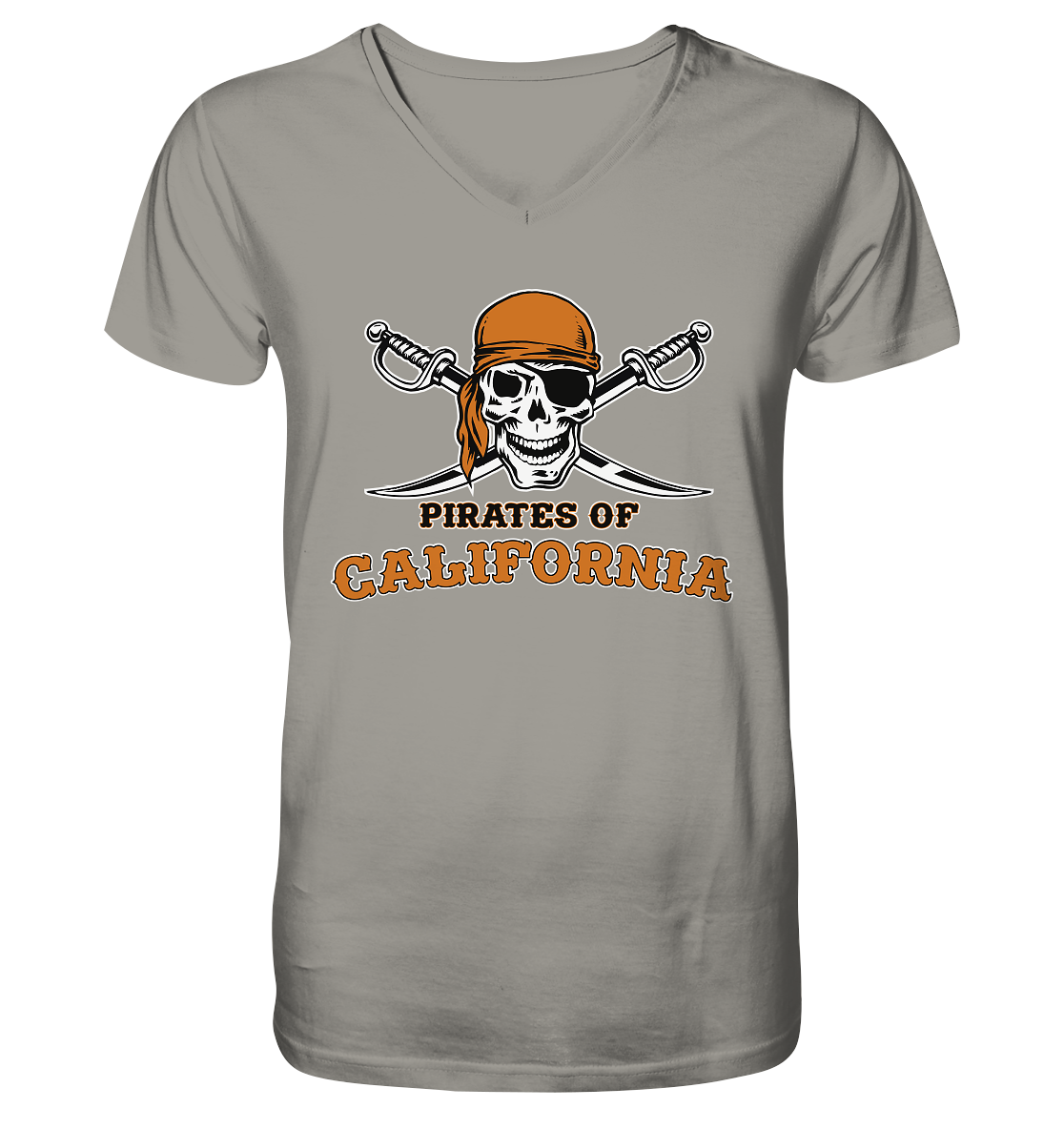 Pirates of California - V-Neck Shirt