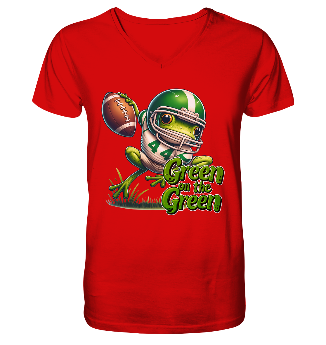 Green Frog - V-neck shirt