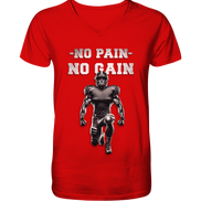 No Pain No Gain Metal  - V-Neck Shirt