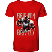 Gridiron Grizzly - V-Neck Shirt