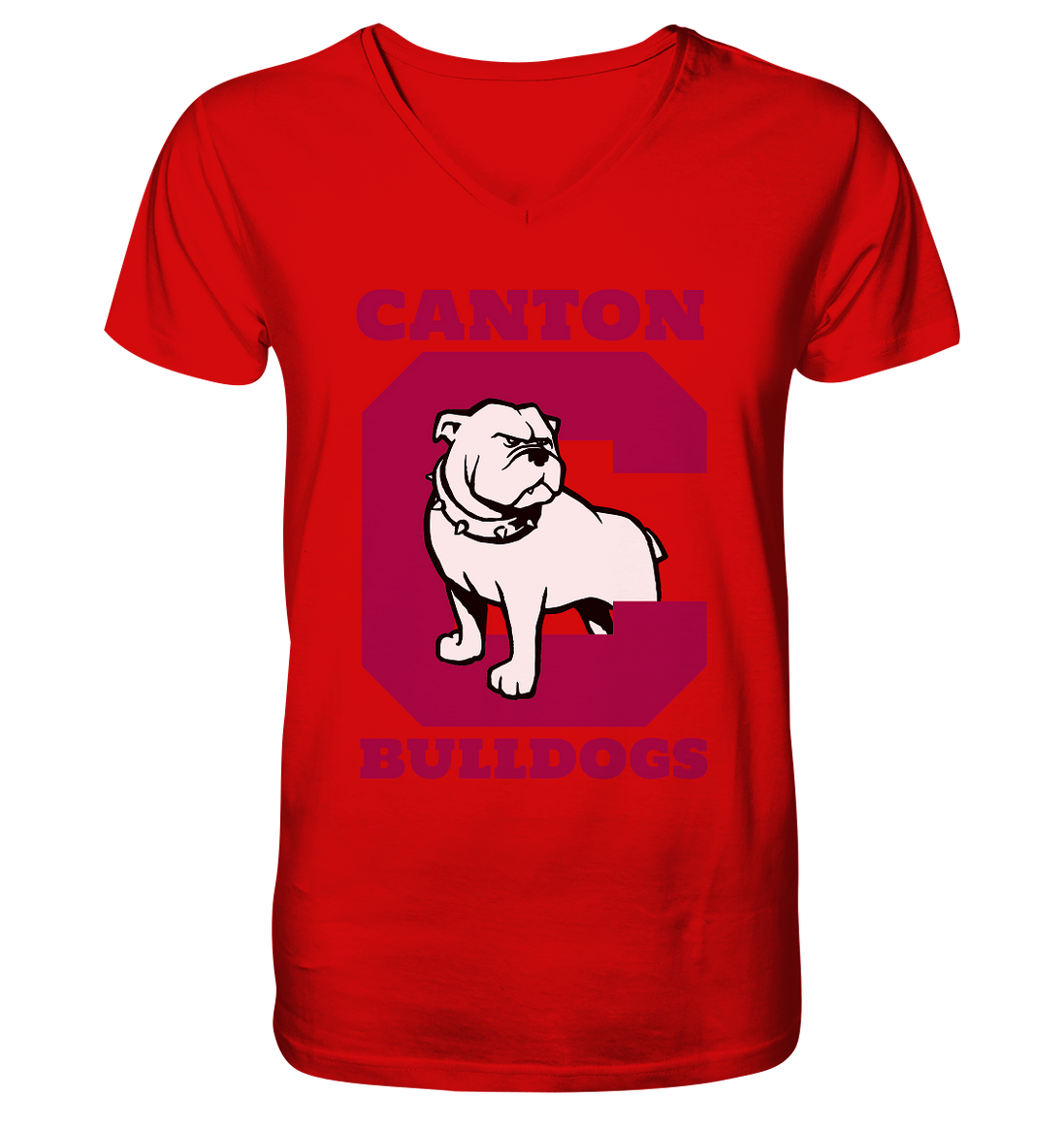 Canton Bulldogs - V-Neck Shirt