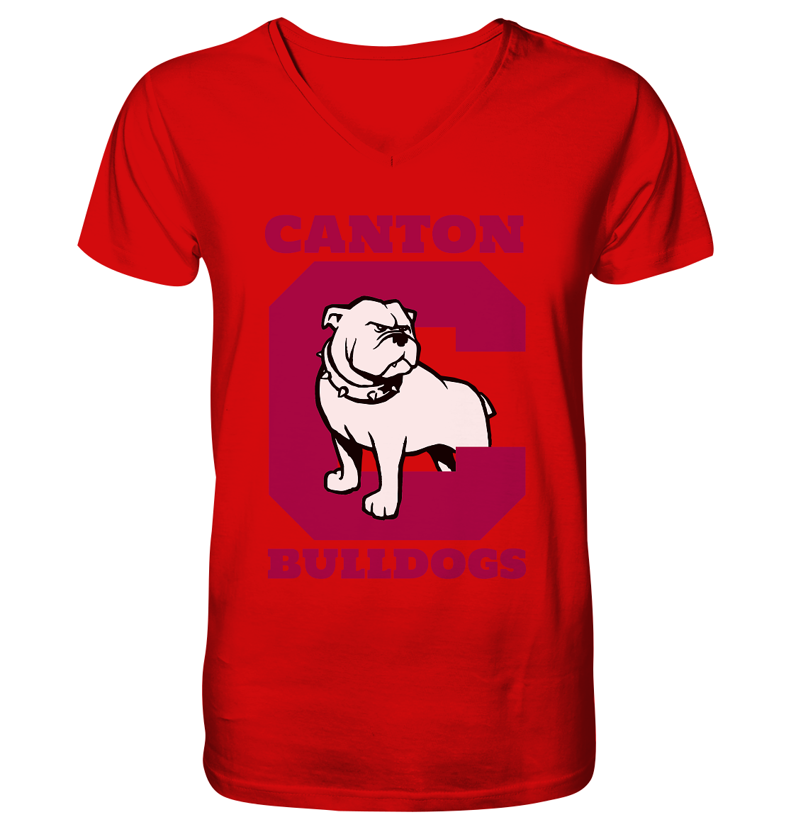 Canton Bulldogs - V-Neck Shirt
