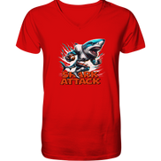 Shark Attack - V-Neck Shirt