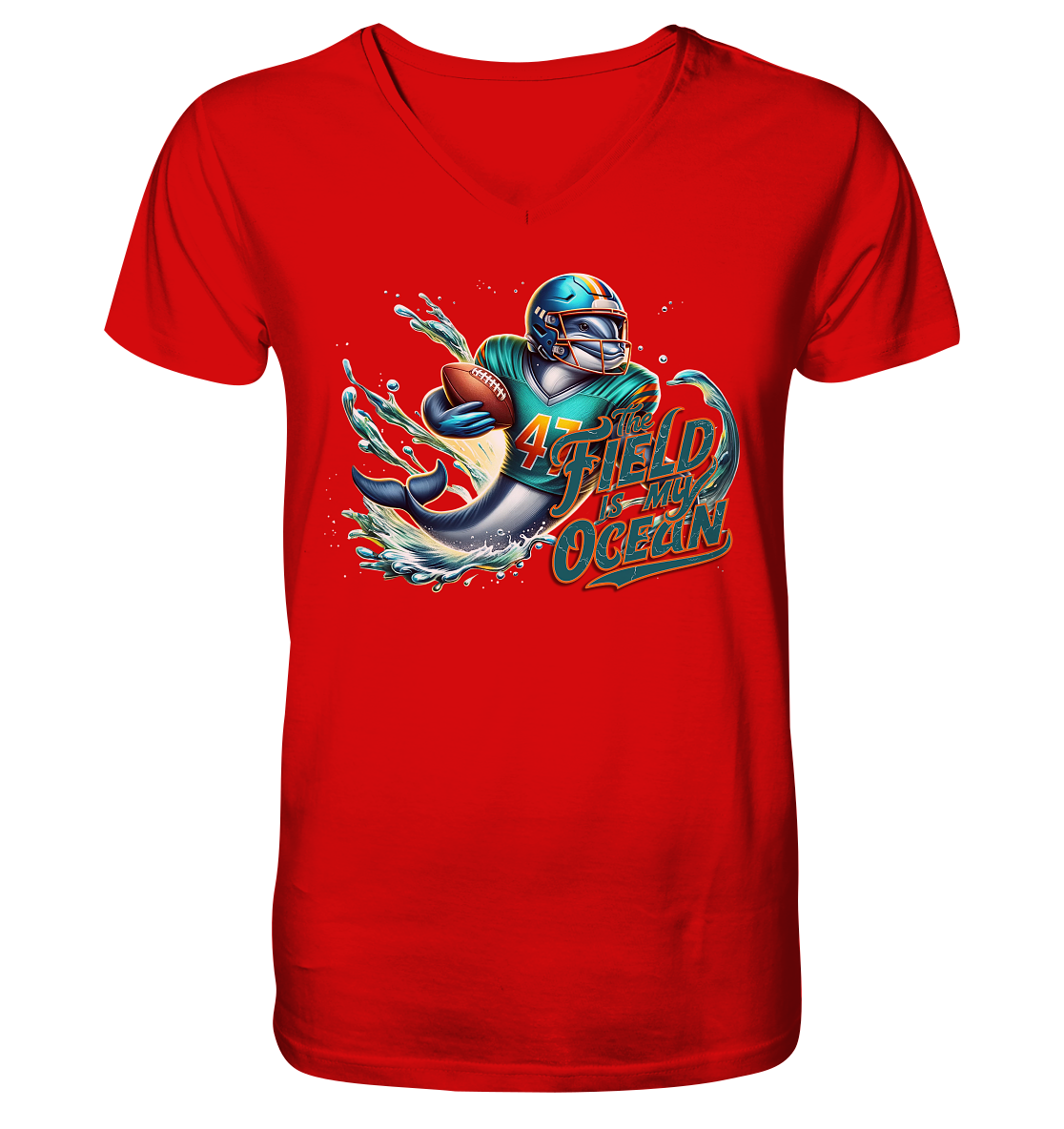 The Field is my Ocean - V-Neck Shirt