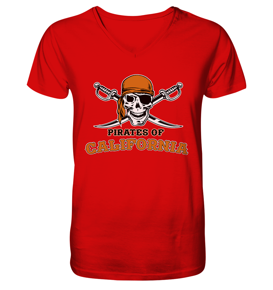 Pirates of California - V-Neck Shirt