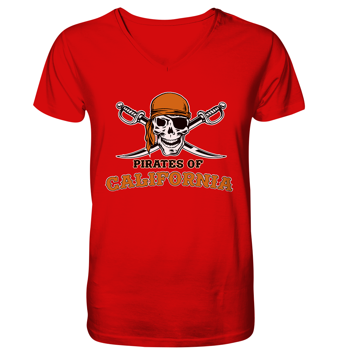 Pirates of California - V-Neck Shirt
