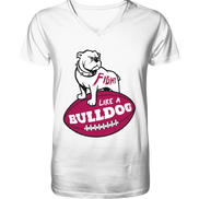 Fight like a Bulldog - V-Neck Shirt
