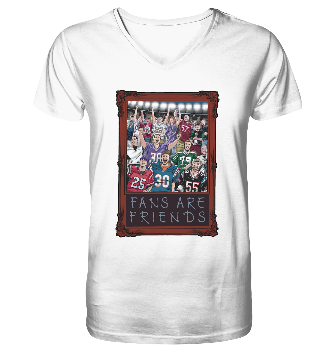 Fans are Friends  - V-Neck Shirt