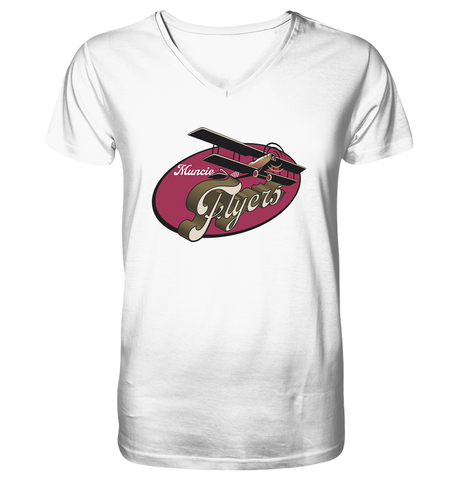 Muncie Flyers 2 - V-Neck Shirt