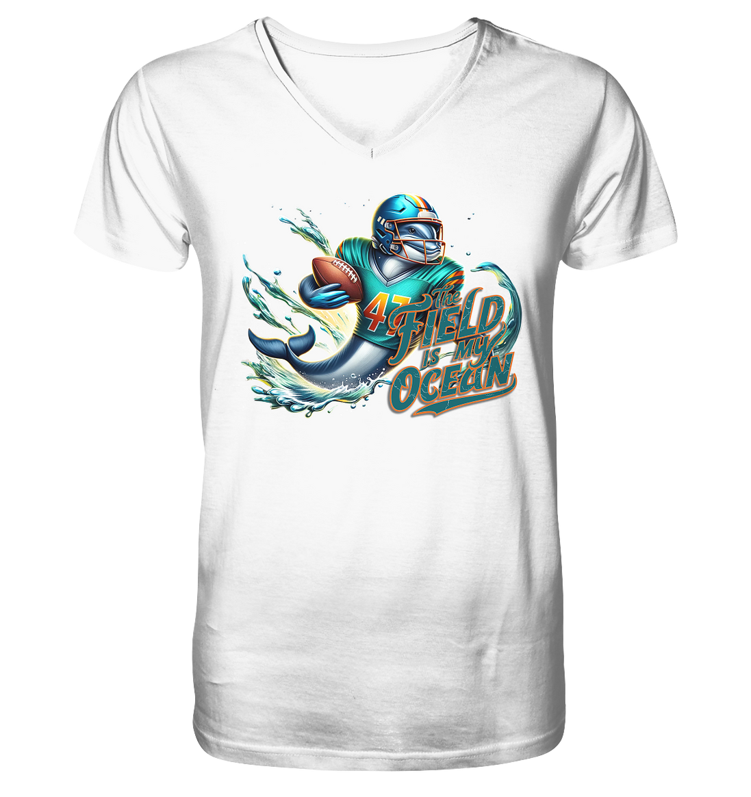 The Field is my Ocean - V-Neck Shirt