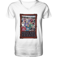 Fans are Friends  - V-Neck Shirt