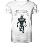 No Pain No Gain Metal  - V-Neck Shirt