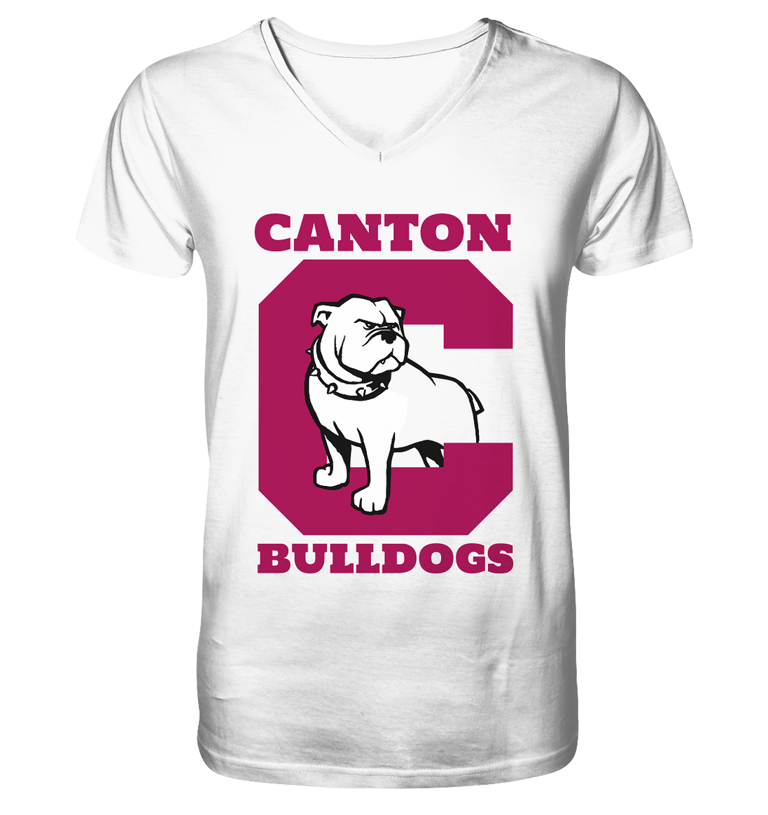 Canton Bulldogs 2 - V-Neck Shirt