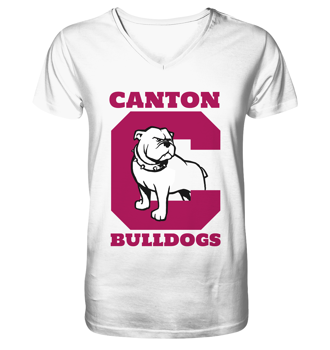 Canton Bulldogs 2 - V-Neck Shirt