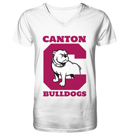 Canton Bulldogs 2 - V-Neck Shirt