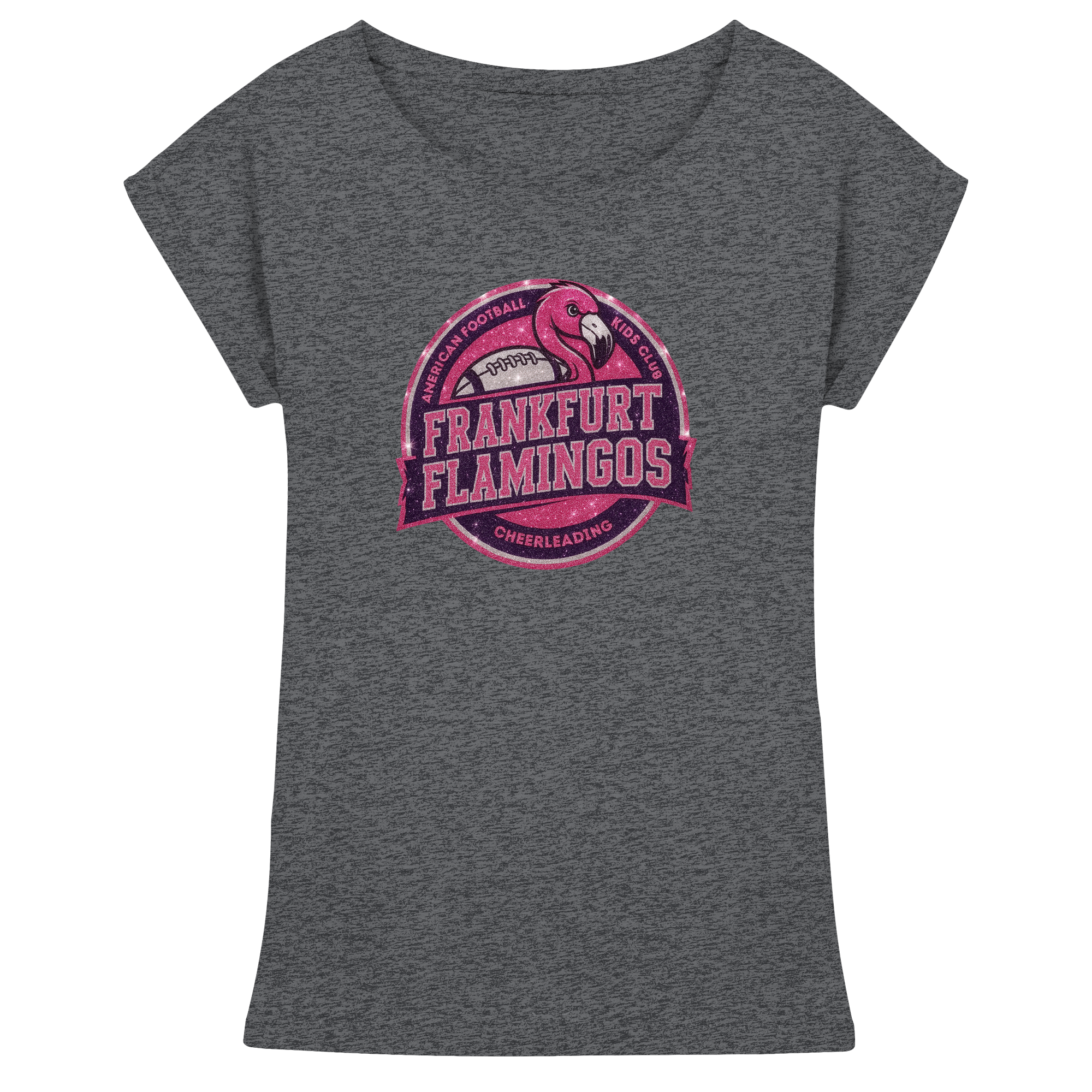 Frankfurt Flamingos - Womens Extended Shoulder T-Shirt