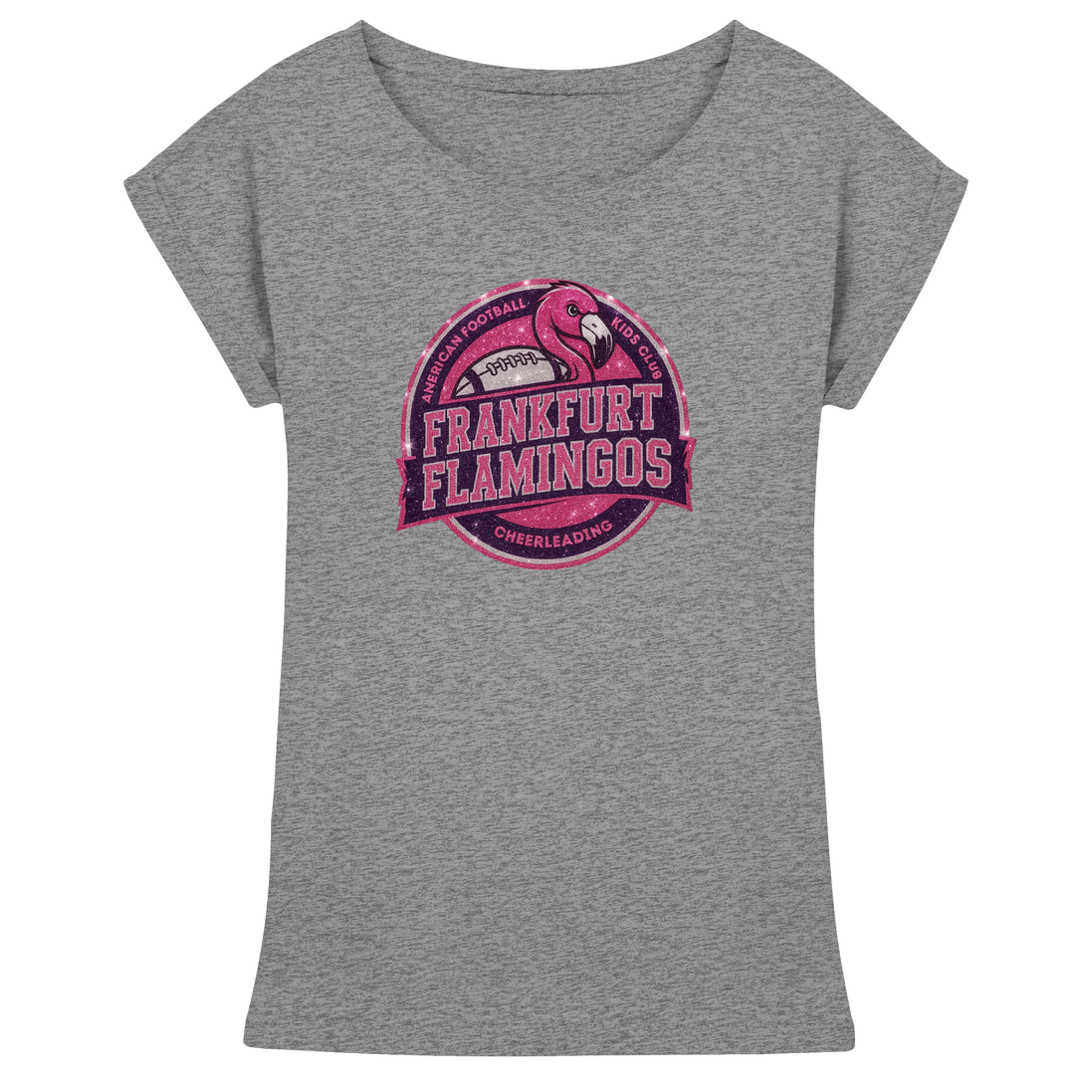 Frankfurt Flamingos - Womens Extended Shoulder T-Shirt