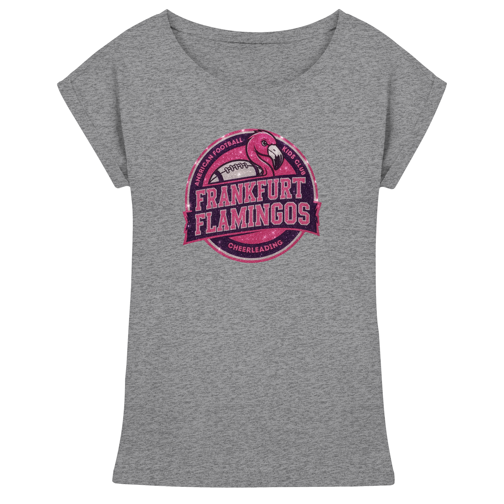 Frankfurt Flamingos - Womens Extended Shoulder T-Shirt