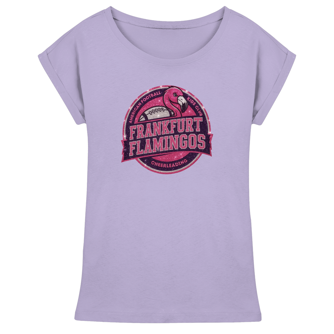Frankfurt Flamingos - Womens Extended Shoulder T-Shirt