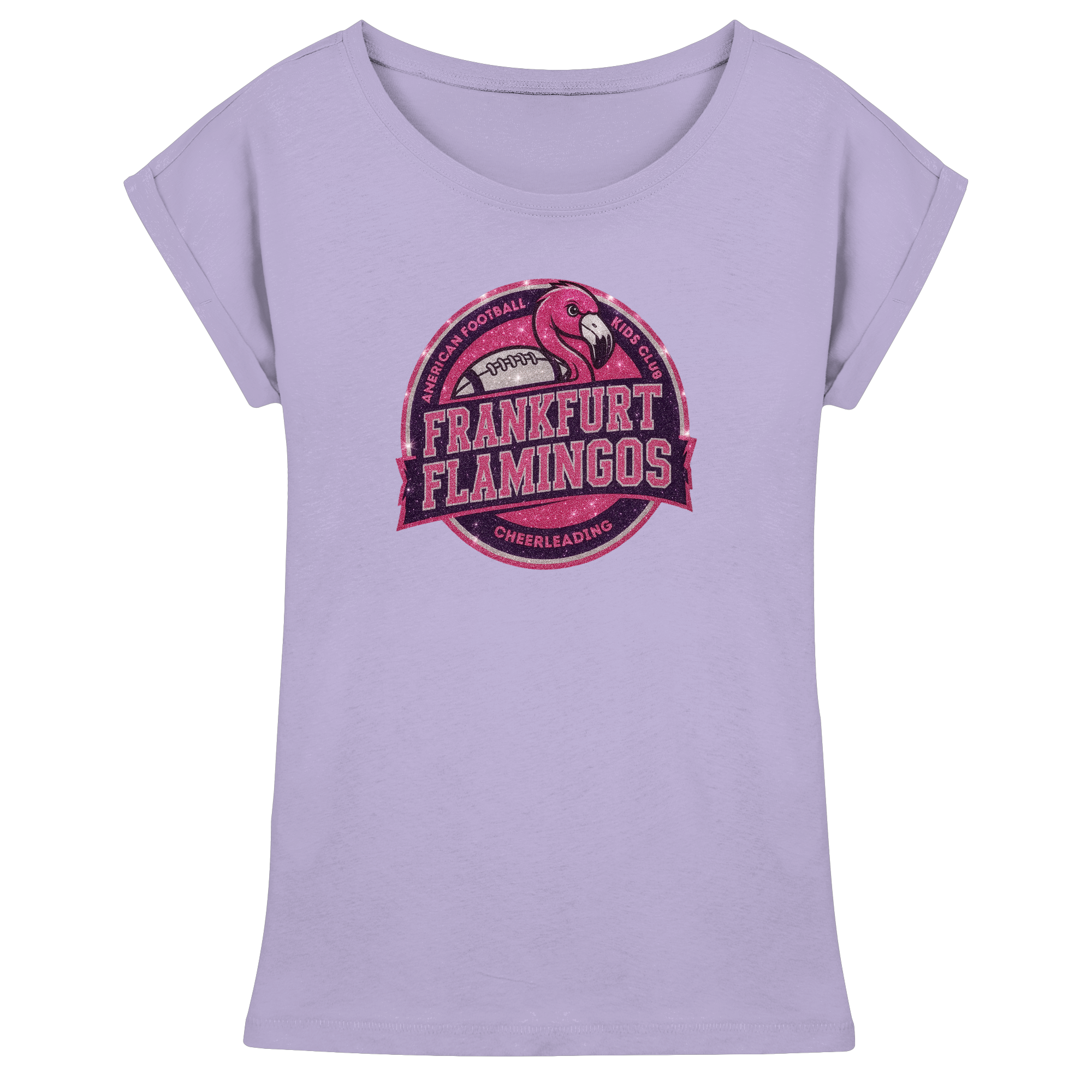 Frankfurt Flamingos - Womens Extended Shoulder T-Shirt