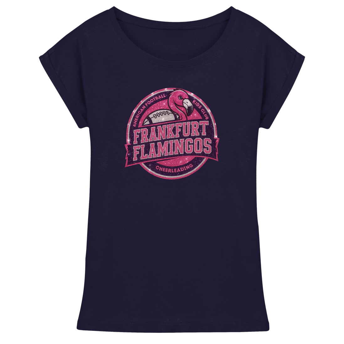 Frankfurt Flamingos - Womens Extended Shoulder T-Shirt