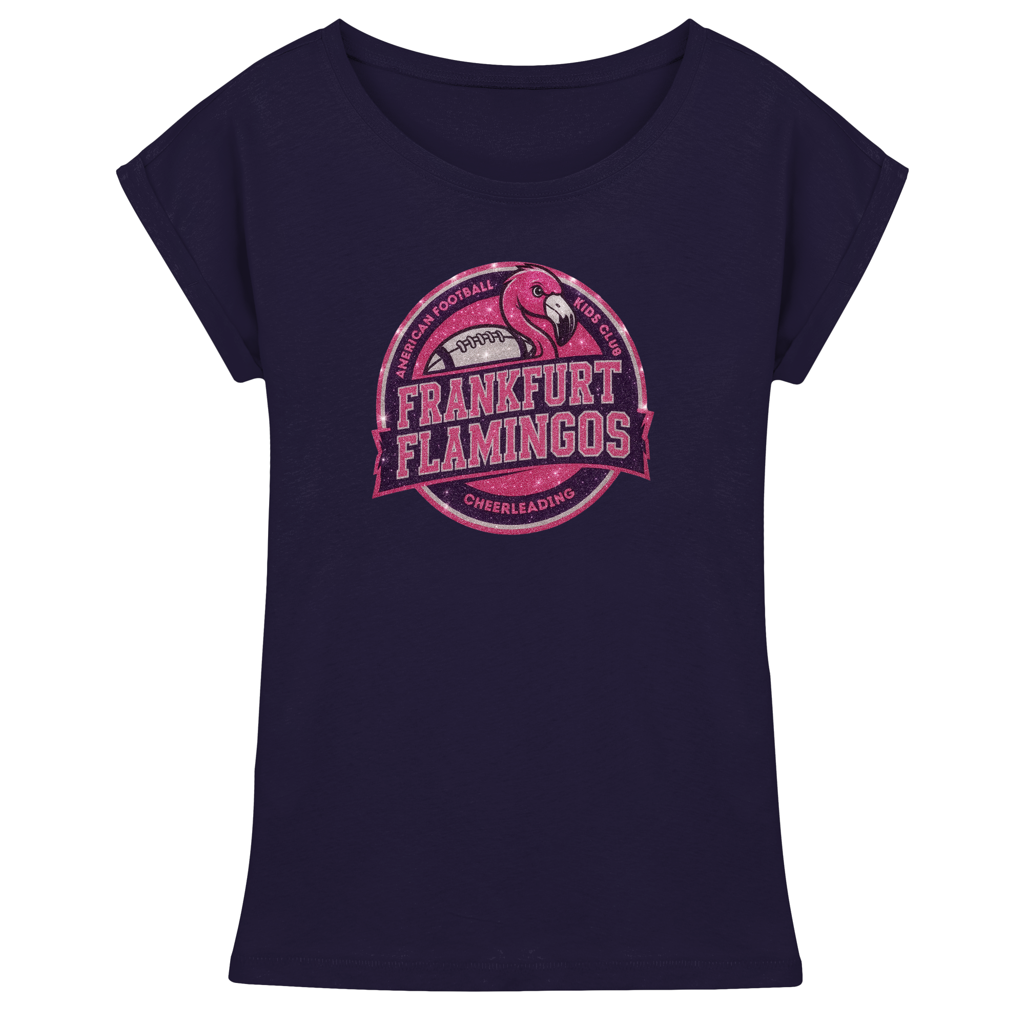 Frankfurt Flamingos - Womens Extended Shoulder T-Shirt