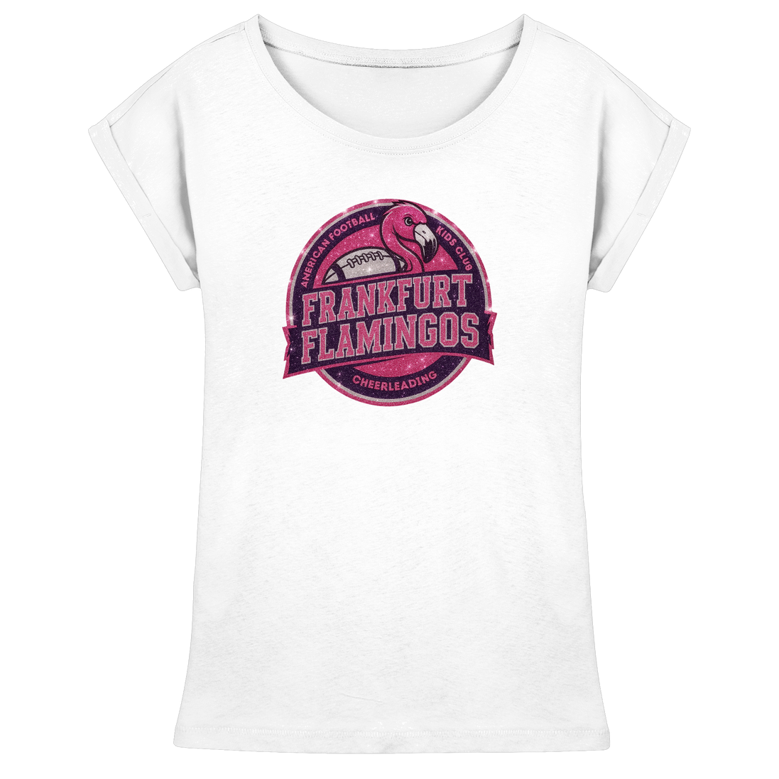 Frankfurt Flamingos - Womens Extended Shoulder T-Shirt